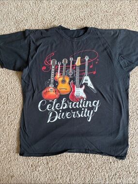 Celebrating Diversity Graphic Tee - Black
